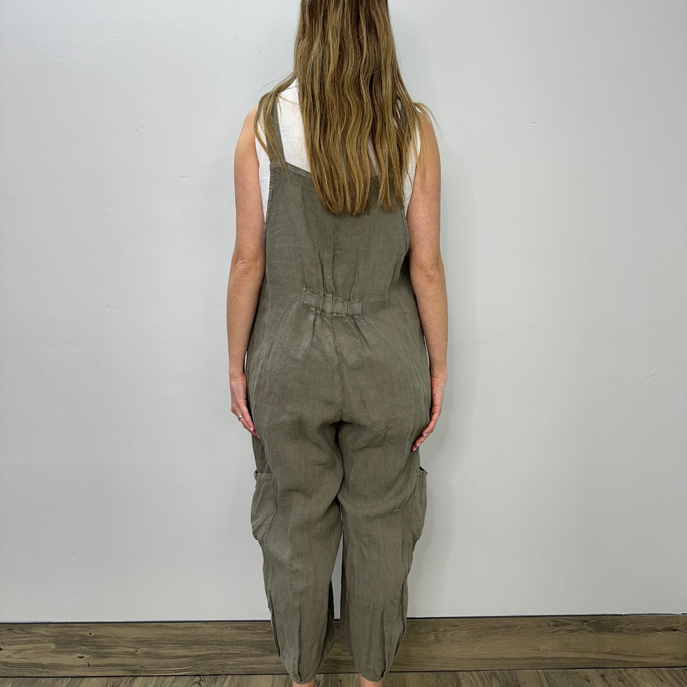 
                  
                    Olive Lantern Linen Jumpsuit
                  
                