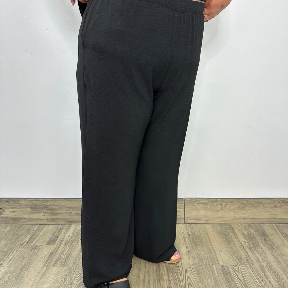 Long Black Palazzo Pant 30" Inseam