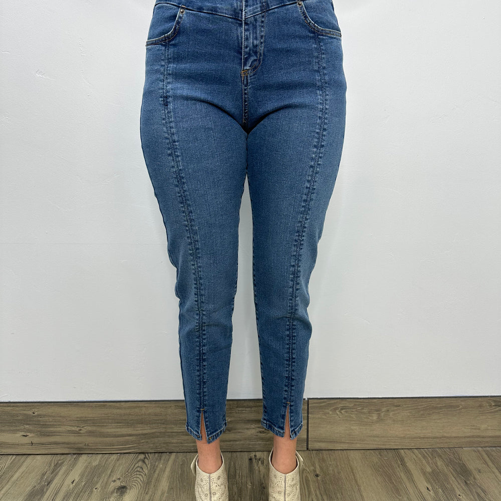 Blue Full Length Denim Jeans