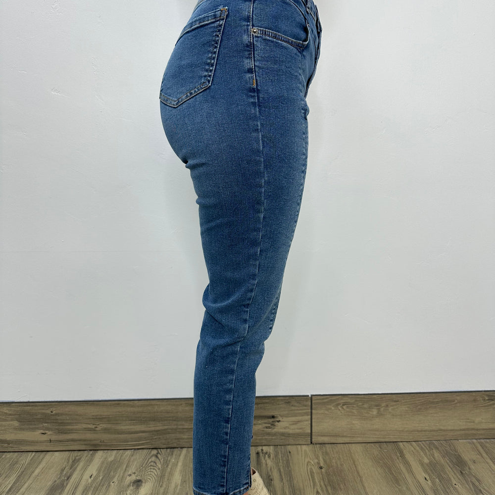 Blue Full Length Denim Jeans