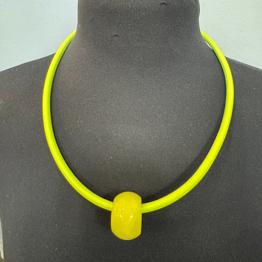 Yellow Pendant Necklace - 60cm