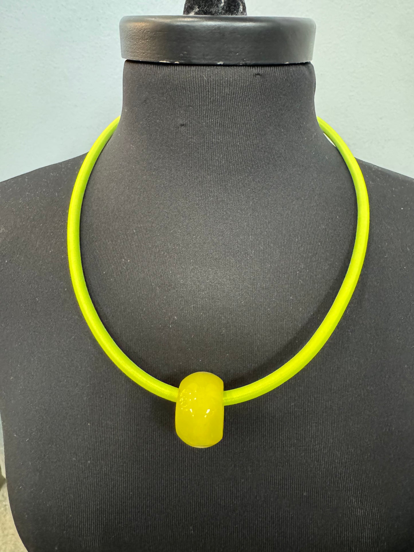 Yellow Pendant Necklace - 60cm