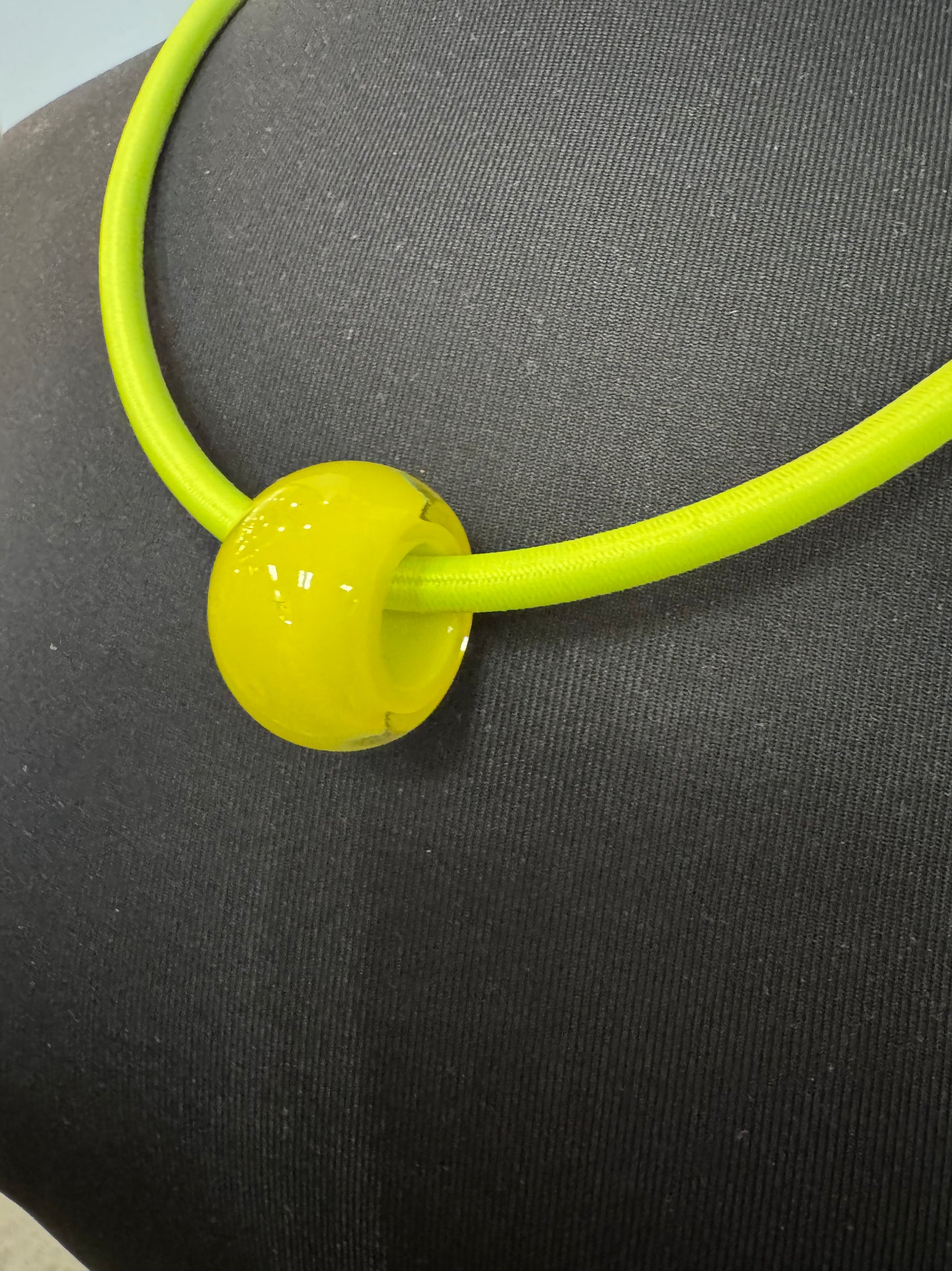 Yellow Pendant Necklace - 60cm