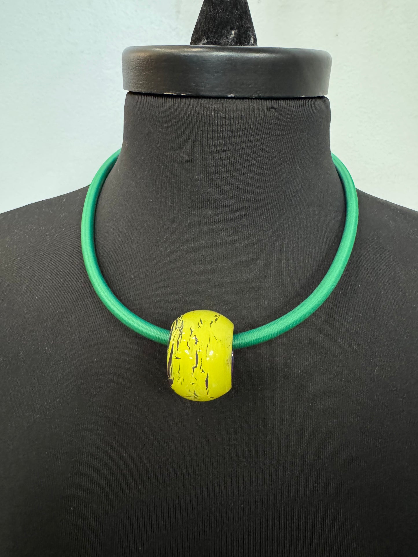 Green Pendant Necklace - 50cm