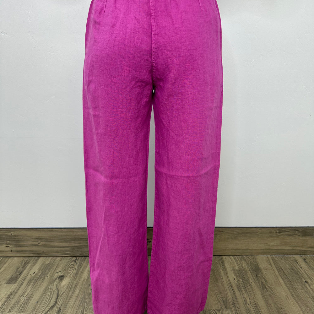 
                  
                    Cosmo Pink Linen Long Pant
                  
                