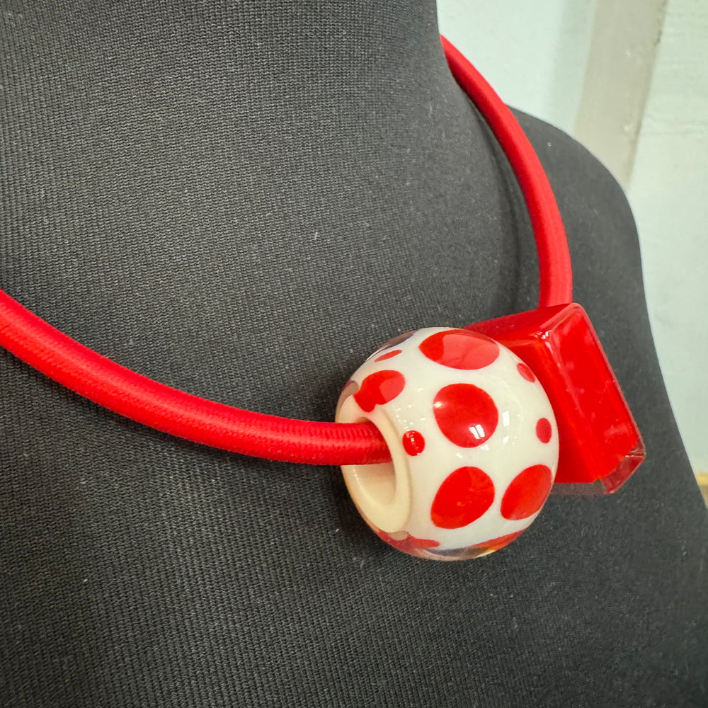 
                  
                    Red Two Pendant Necklace - 50cm
                  
                