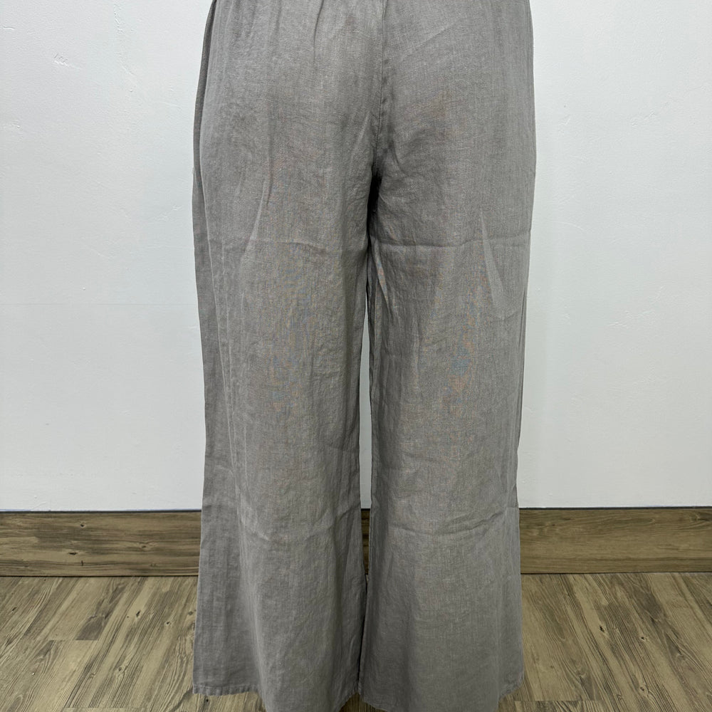 
                  
                    Gray Full Length Linen Pant
                  
                