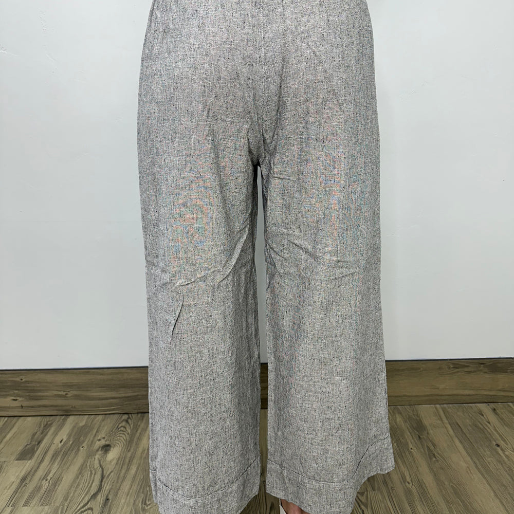 
                  
                    Light Gray Pleated Crop Pant
                  
                