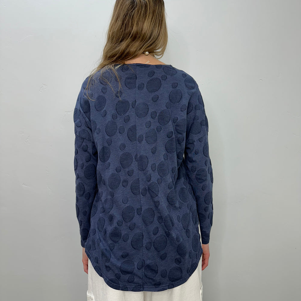 
                  
                    Night Sky Jacquard Dot Boxy Top
                  
                