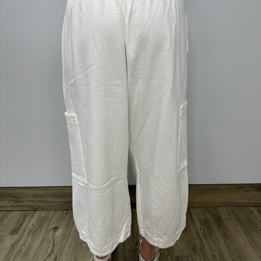 
                  
                    White Cotton Pasha Pant
                  
                