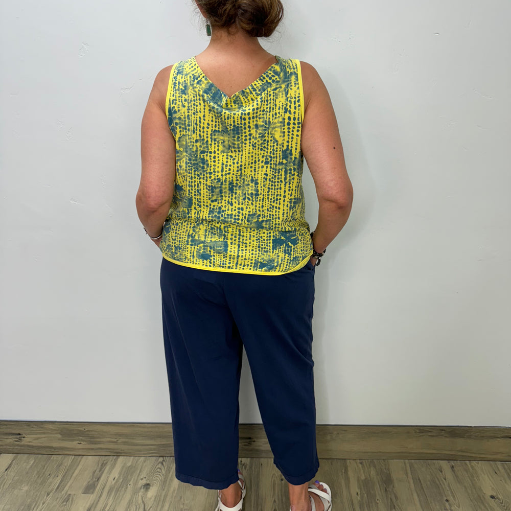 
                  
                    Sunshine Yellow Pattern Cabana Reversible Tank
                  
                