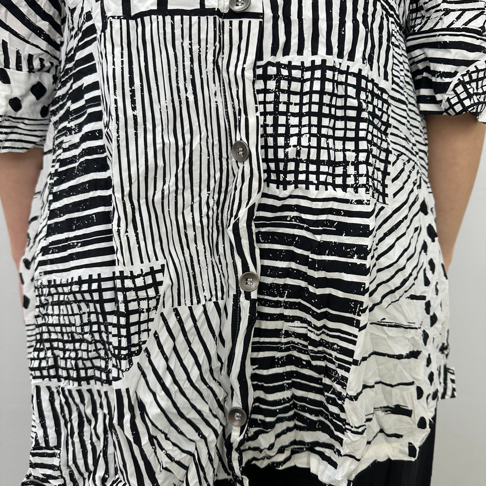 
                  
                    Black and White Doris Top
                  
                