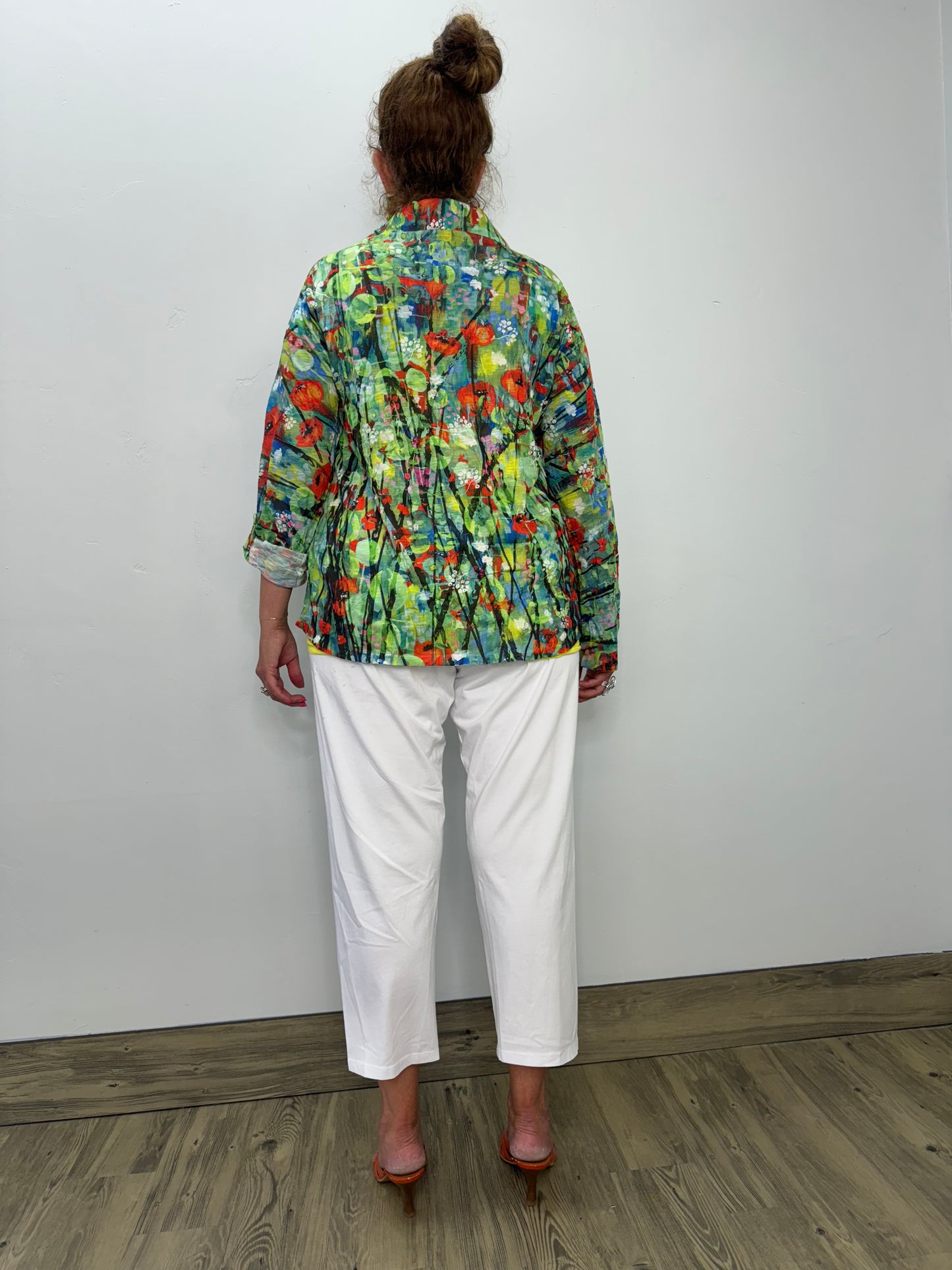 Flower Patch Button Down Top