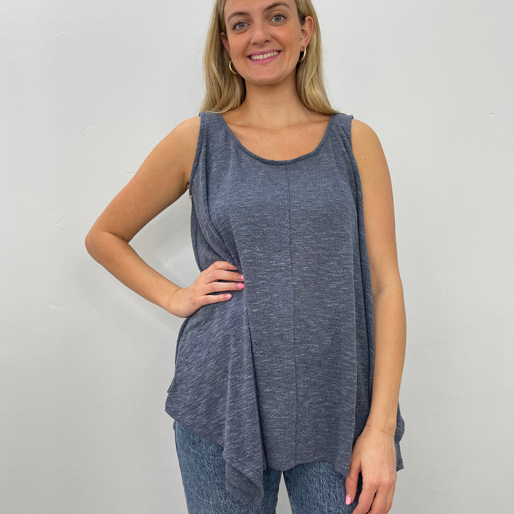 
                  
                    Indigo Low Gage Knit Tunic Tank
                  
                