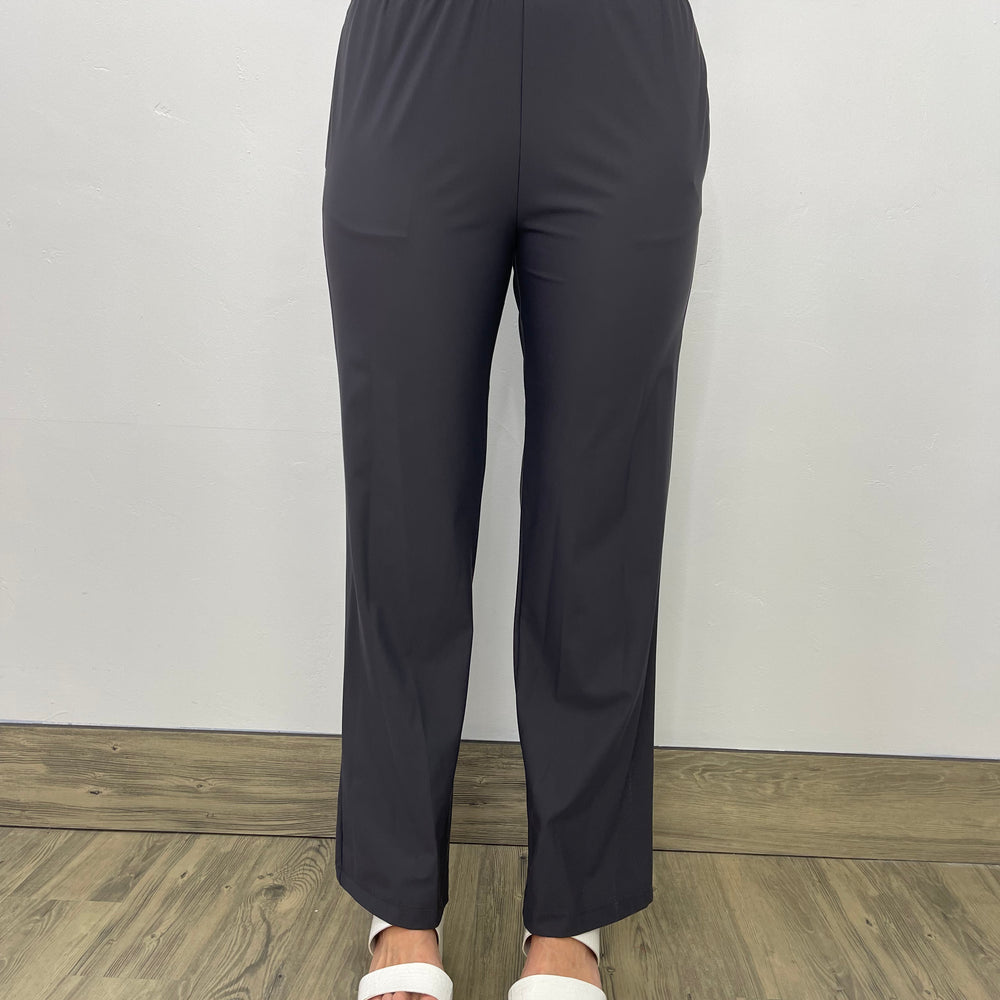 Charcoal Straight Pant with Pockets