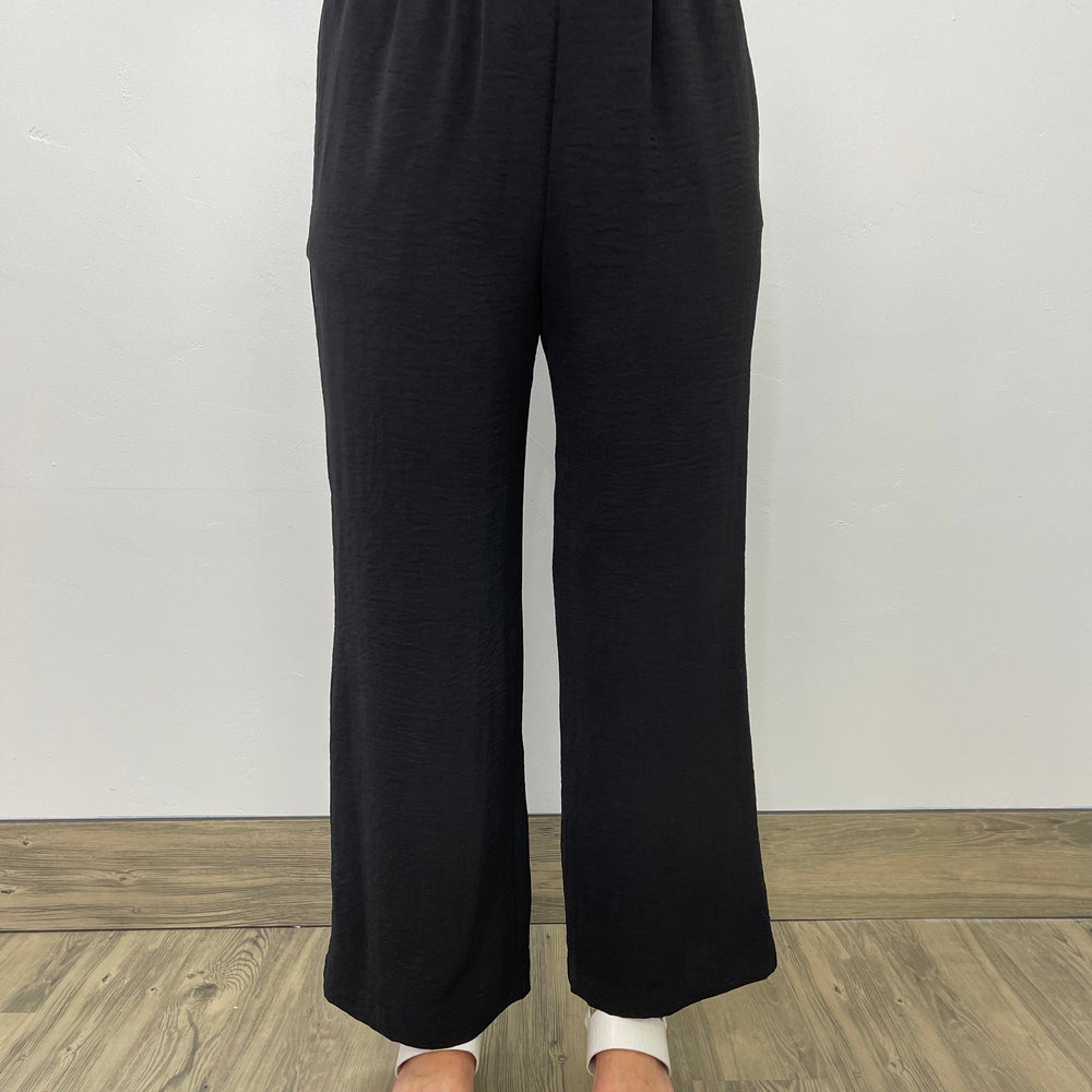 Black Straight Leg Pant