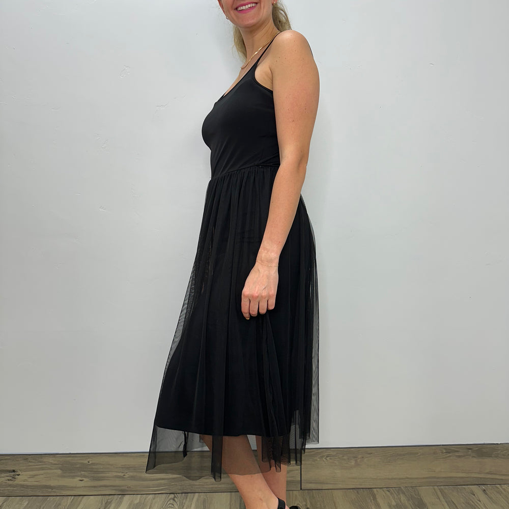 Black Tulle Sandy Dress