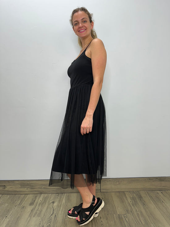 Black Tulle Sandy Dress