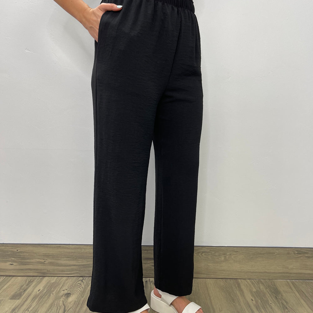 Black Straight Leg Pant