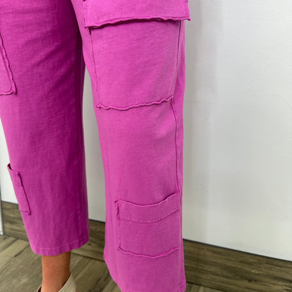 
                  
                    Berry Multi Pocket Crop Pant
                  
                