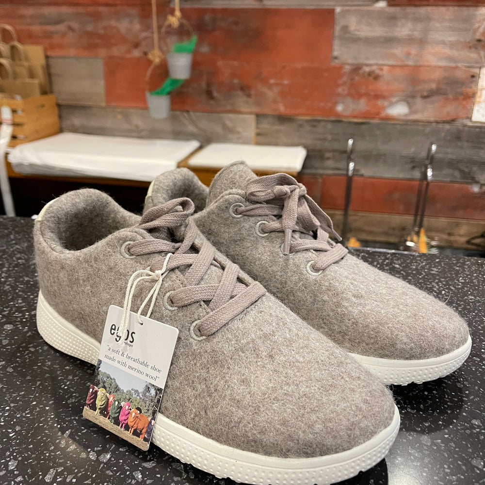 Grey Wool Sneakers Shoes