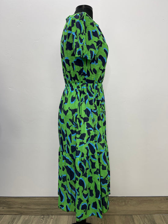 Primark green animal print dress hot sale
