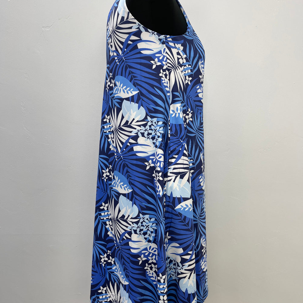 
                  
                    Blue Hawaiian Sleeveless Dress
                  
                