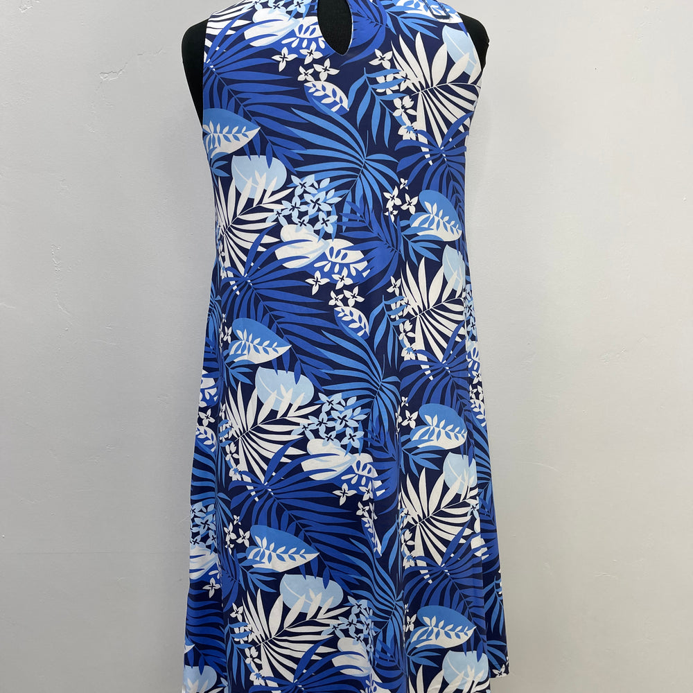 
                  
                    Blue Hawaiian Sleeveless Dress
                  
                