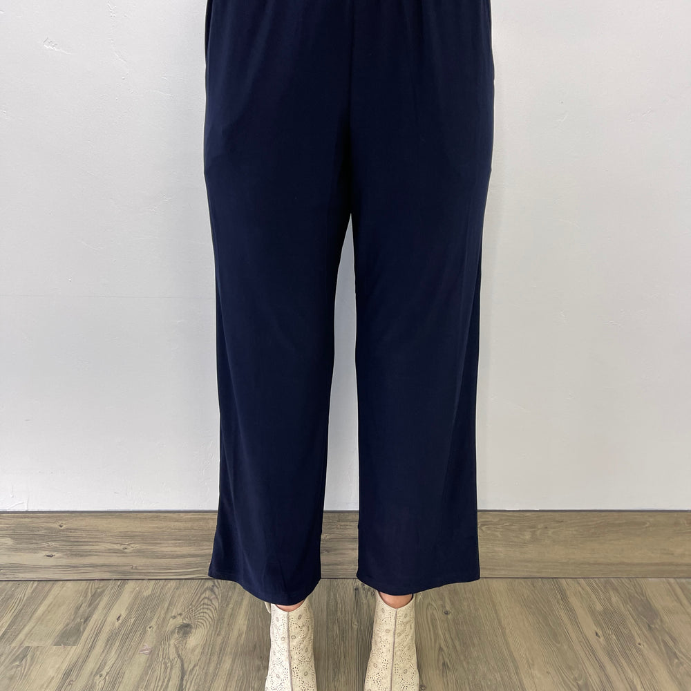 Navy ITY Full Length Pant