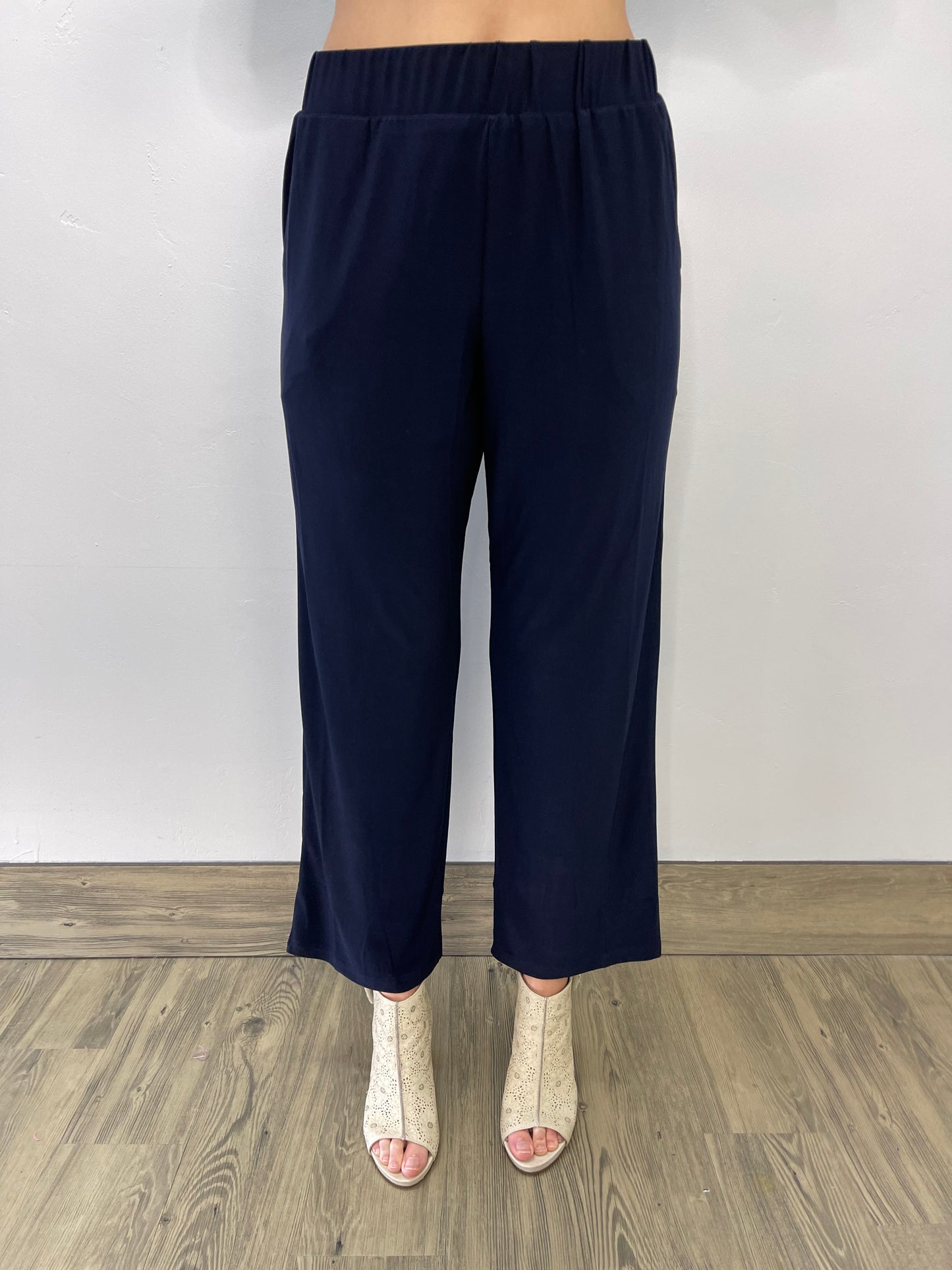 Navy ITY Full Length Pant