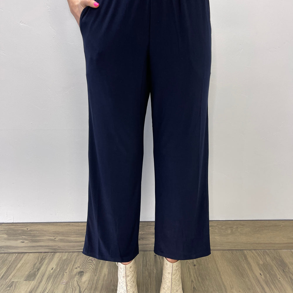 Navy ITY Full Length Pant