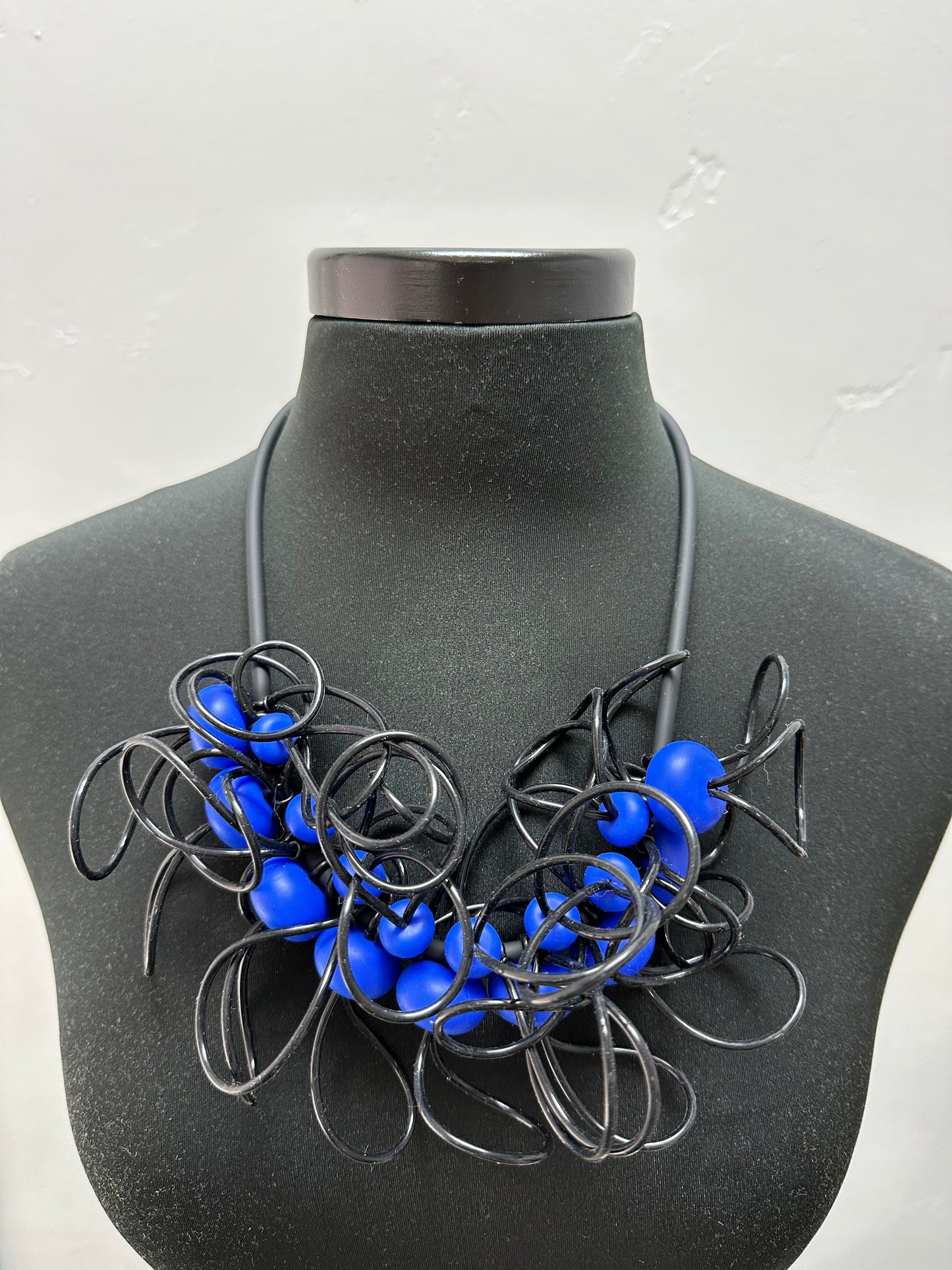 Blue Edgy Necklace