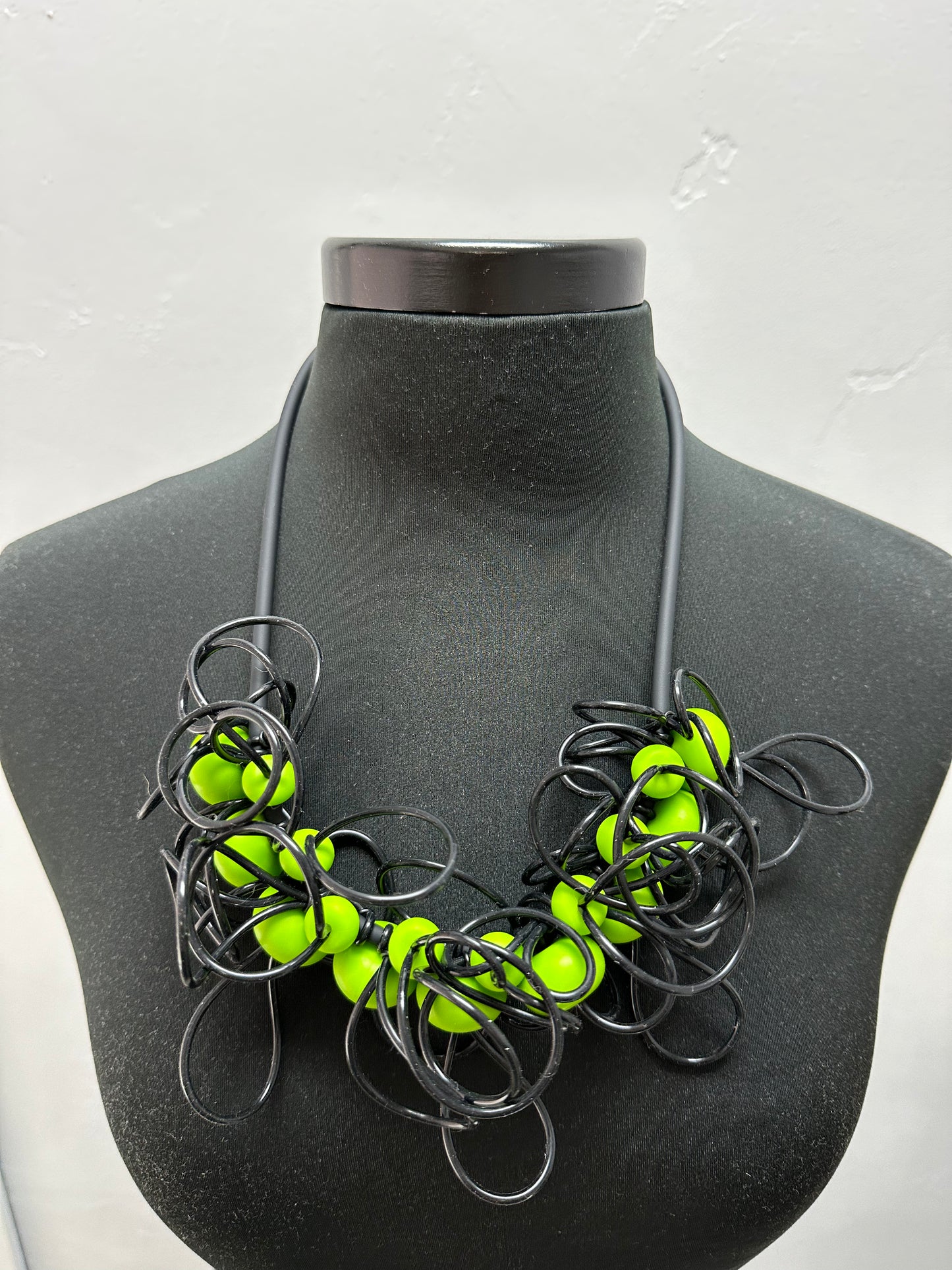 Green Edgy Necklace