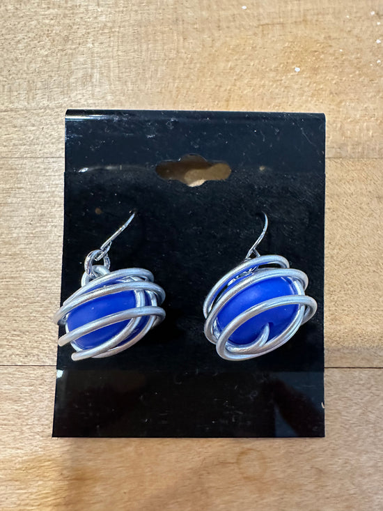 Blue PJ's Earring