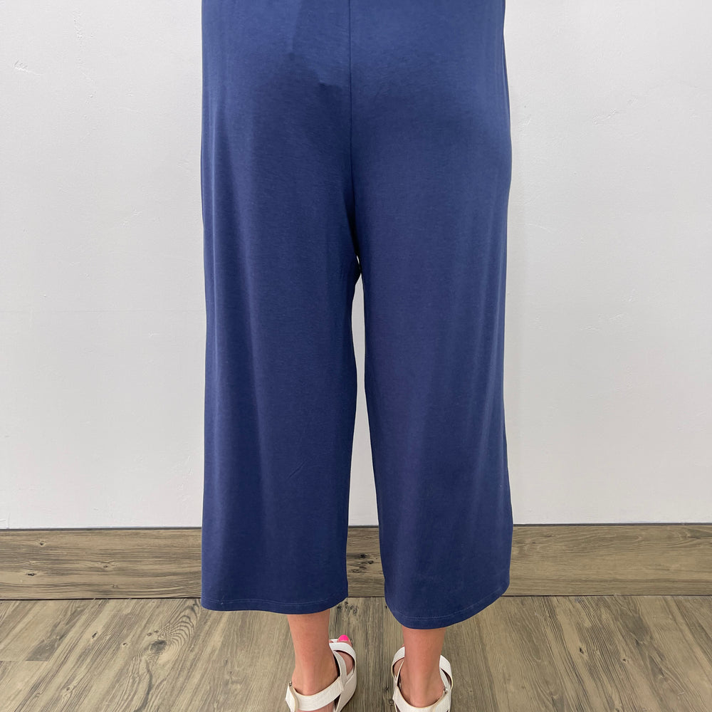 
                  
                    Denim Bamboo Terry Capri with Button Detail
                  
                