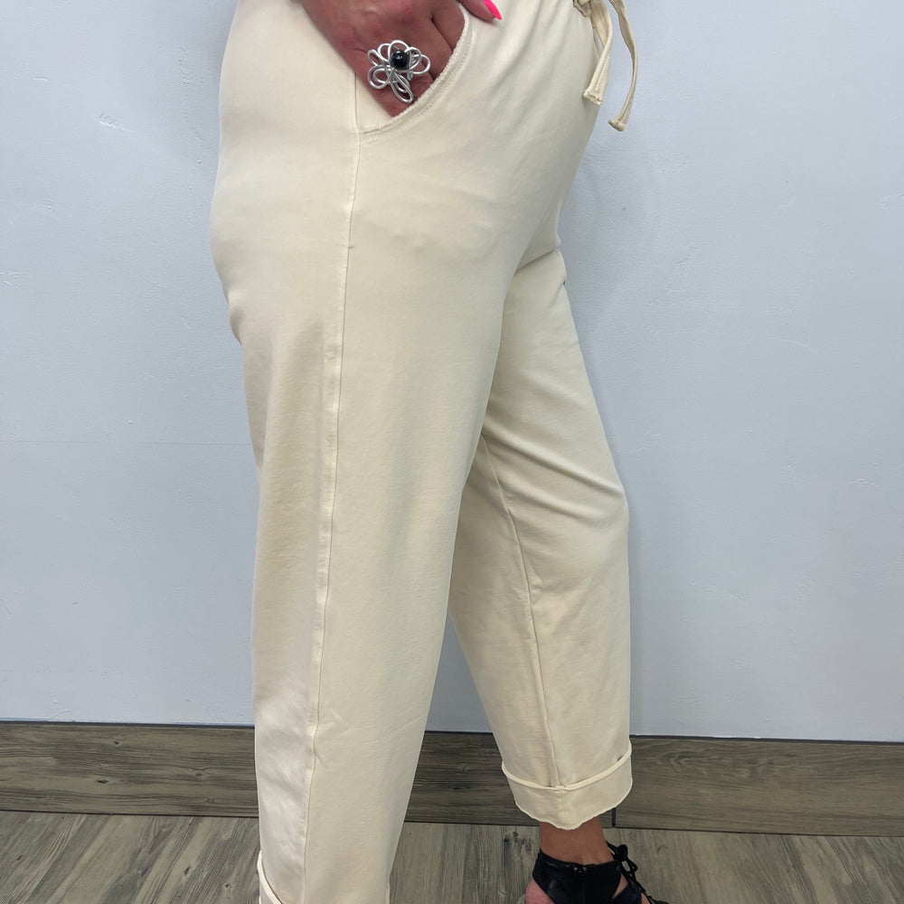 
                  
                    Beige Cotton Pant
                  
                