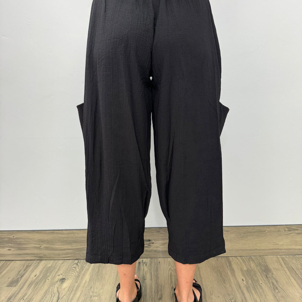 
                  
                    Black Pant with Buttons and Side Pockets
                  
                