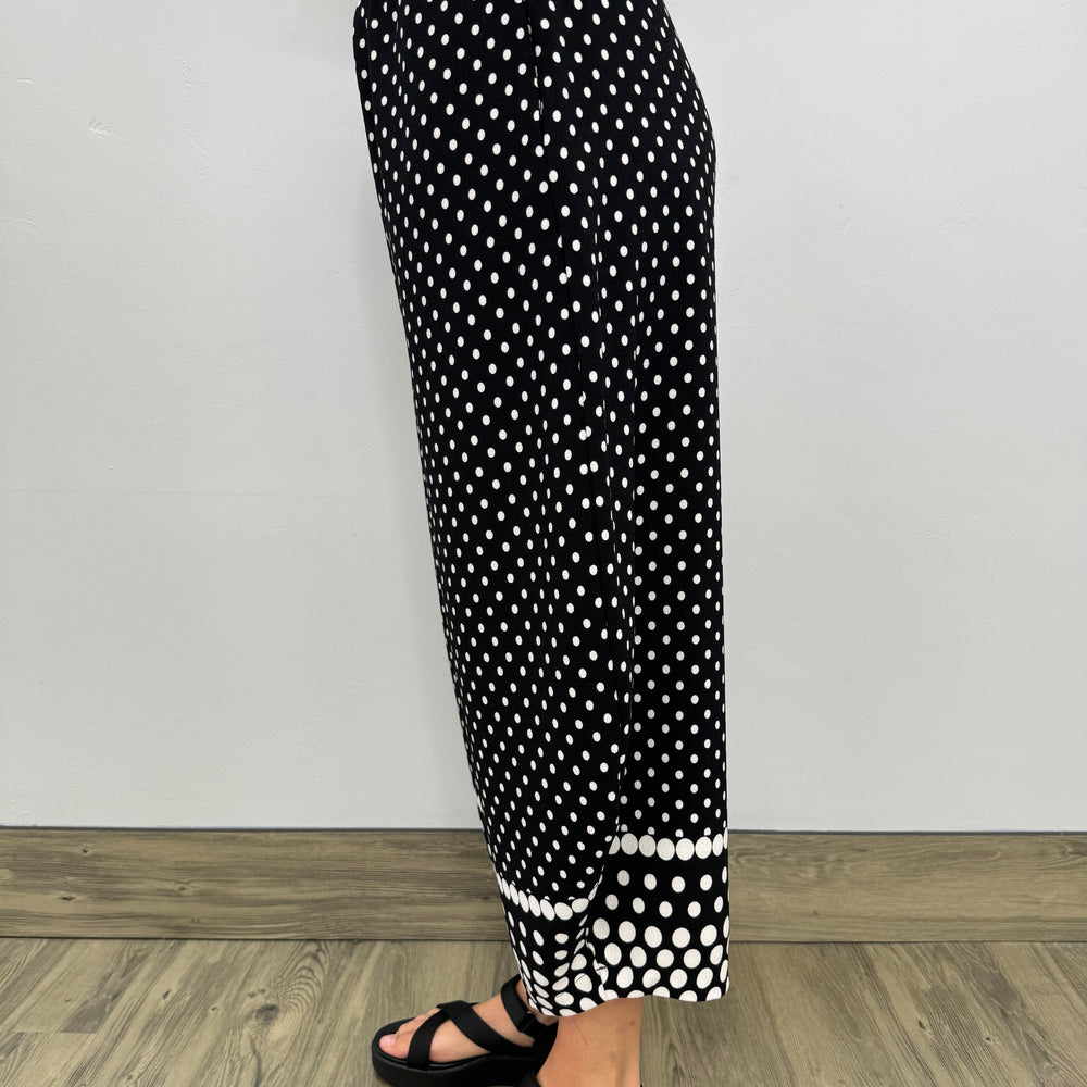 Polka Dot Black and White Pant