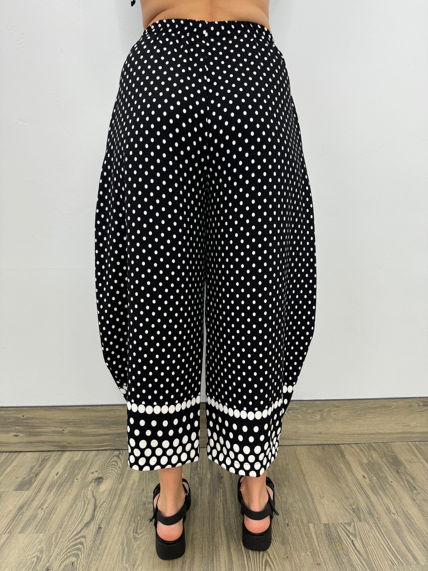 Polka Dot Black and White Pant