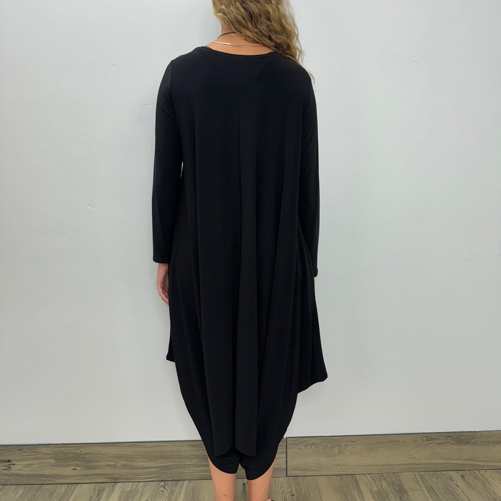 
                  
                    Long Sleeve Black Jumper Dress
                  
                