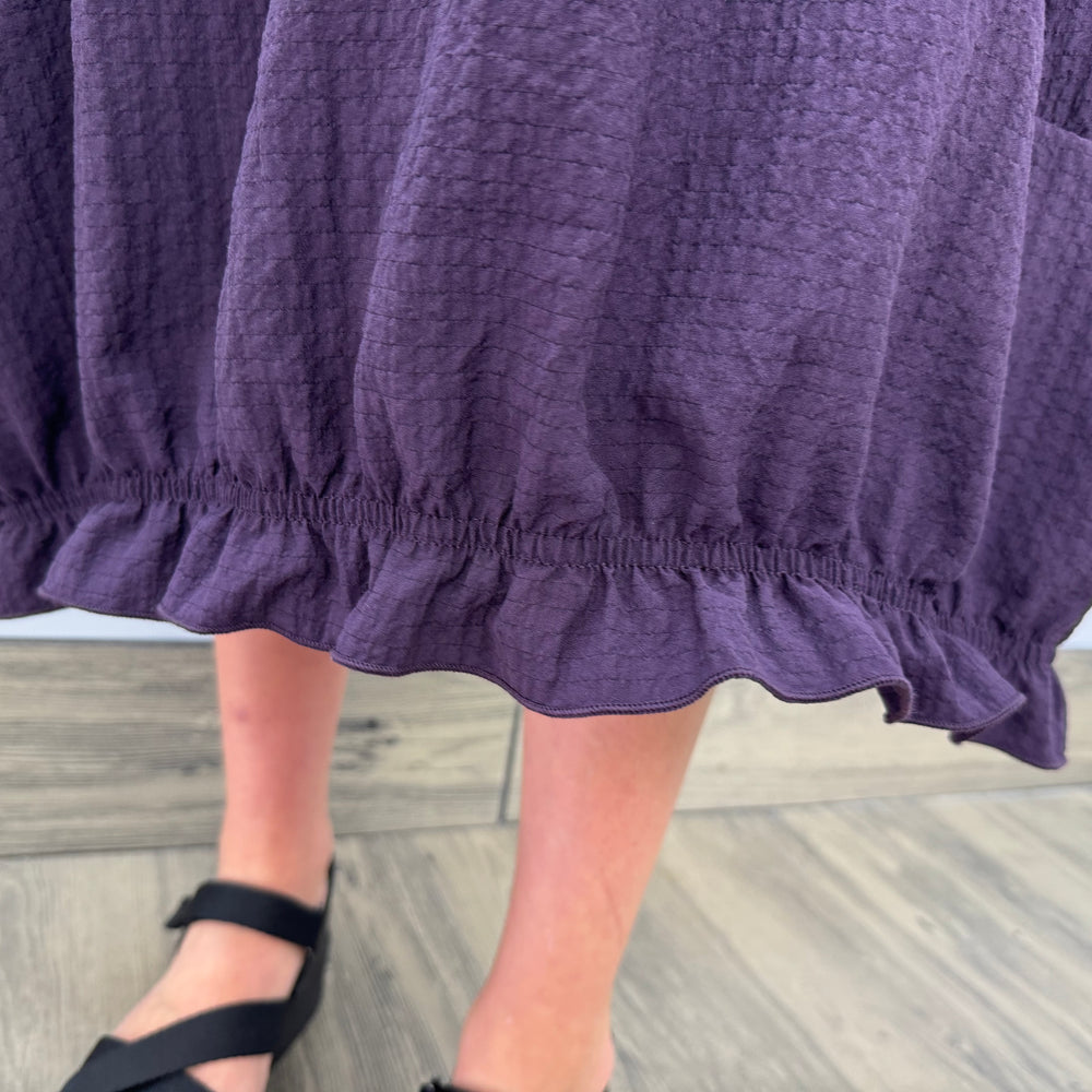 
                  
                    Purple Long Crinkle Dress
                  
                