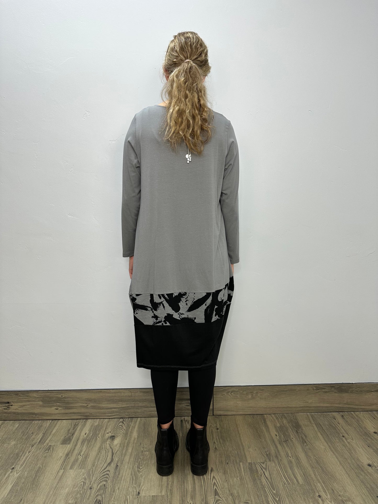 Slate Long Sleeve Pattern Samara Dress