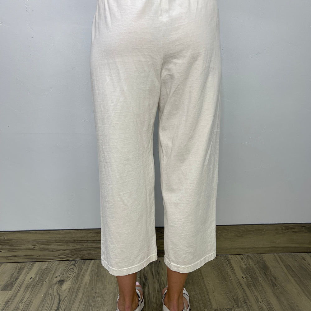 
                  
                    Cream Multi Pocket Crop Pant
                  
                