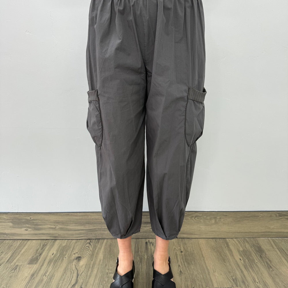 Dusk Gray Crop Two Pocket Pant