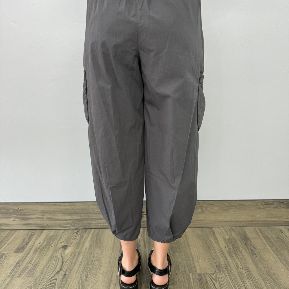 Dusk Gray Crop Two Pocket Pant