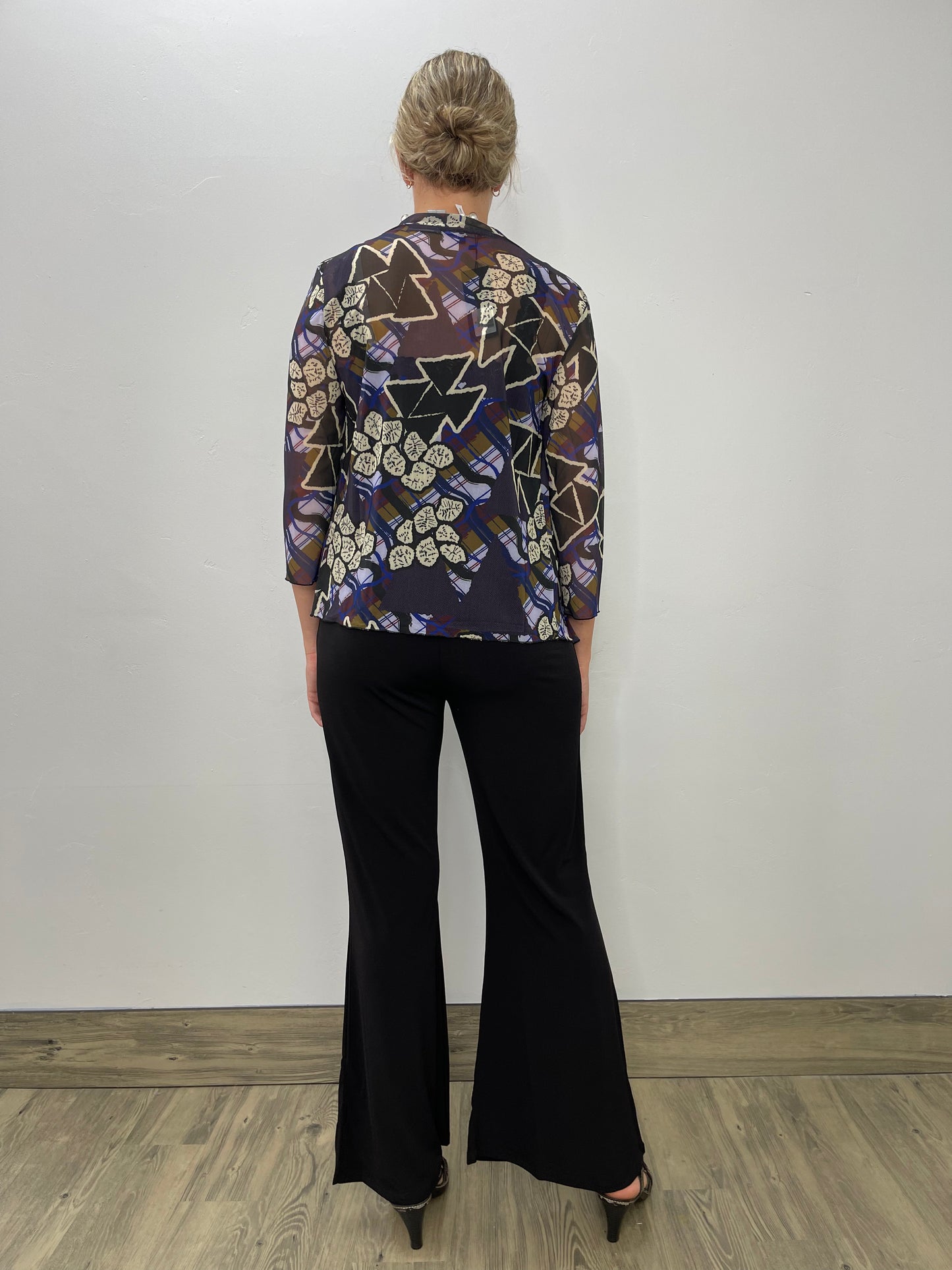Load image into Gallery viewer, Purple Pattern Mesh Jacket
