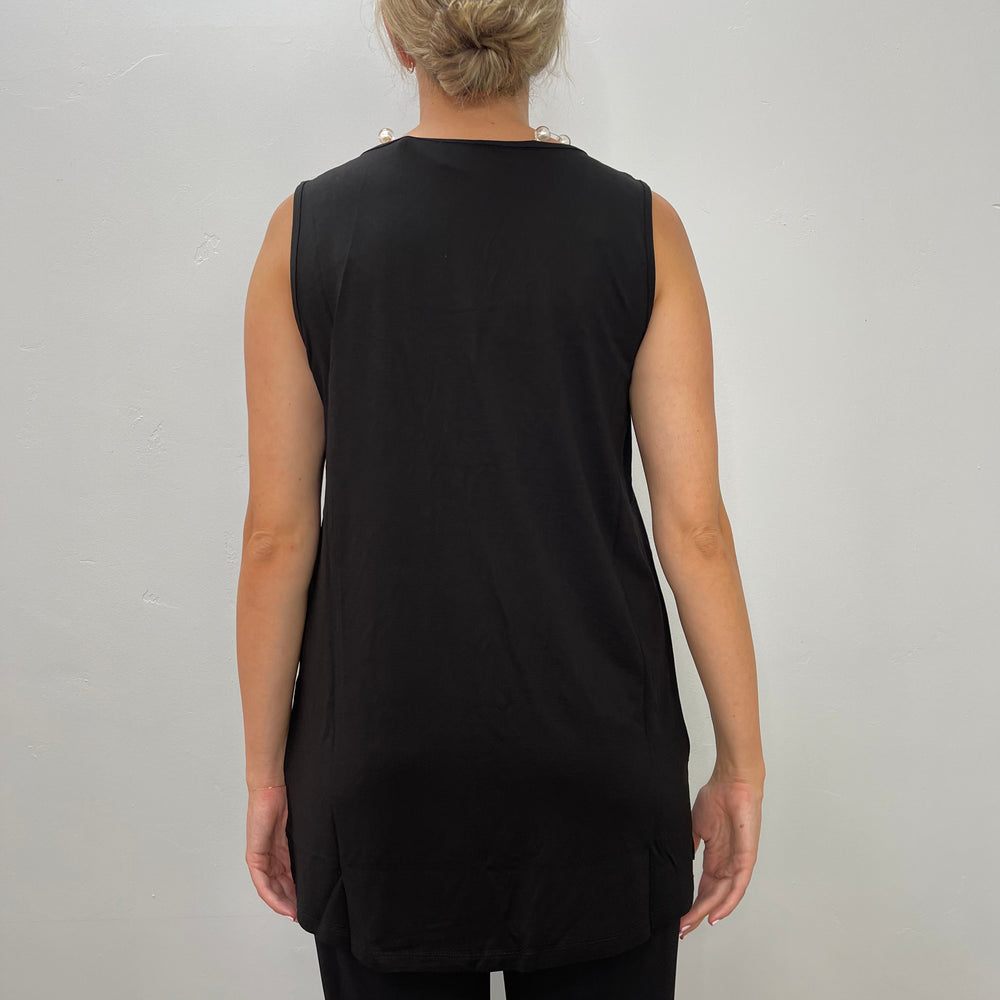 
                  
                    Black Tencel Scoop Neck Tank
                  
                