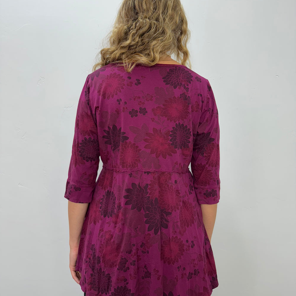 
                  
                    Pink Patterned Hi-Low Tunic Top
                  
                