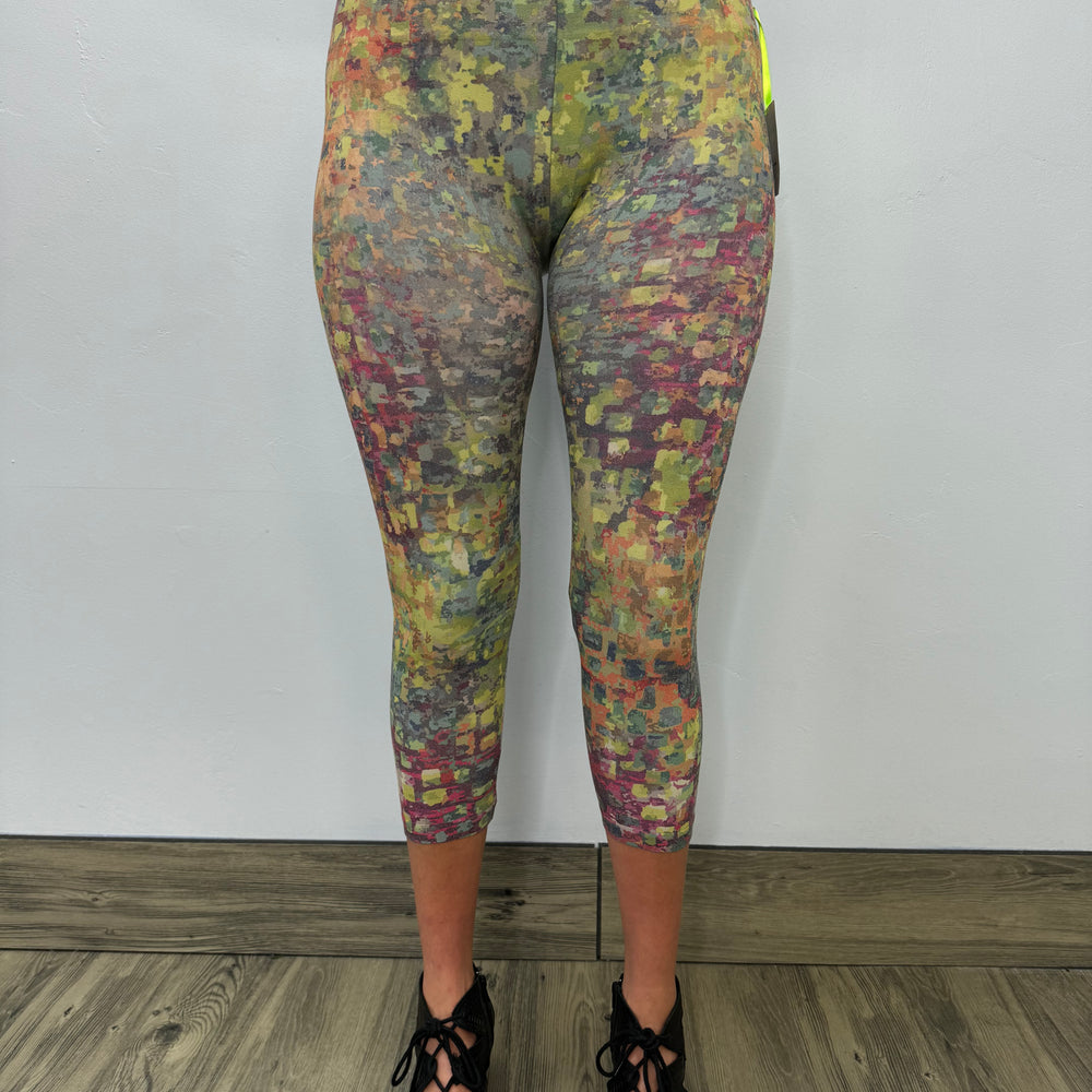 Mosaic Capri High Waist Legging