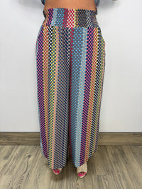 Dot Printed Flow Full Length Pant